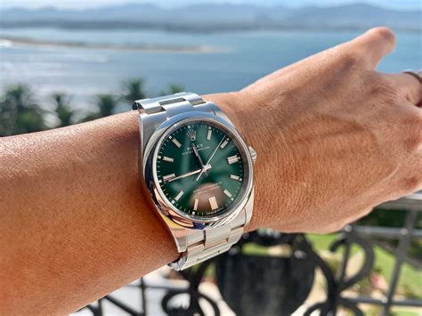 rolex op green 36mm|Rolex Oyster Perpetual 36 126000 .